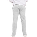 Heather Grey - Back - Casual Classics Mens Blended Core Split Hem Tall Jogging Bottoms