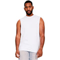 White - Front - Casual Classics Mens Ringspun Cotton Drop Arm Holes Tank Top