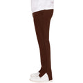 Chocolate - Side - Casual Classics Mens Blended Core Ringspun Cotton Regular Jogging Bottoms