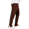 Chocolate - Front - Casual Classics Mens Blended Core Ringspun Cotton Regular Jogging Bottoms