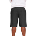 Black - Back - Casual Classics Mens Blended Core Ringspun Cotton Tall Oversized Shorts