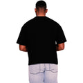 Black - Back - Casual Classics Mens Ringspun Cotton Oversized T-Shirt