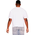 White - Back - Casual Classics Mens Ringspun Cotton Oversized T-Shirt