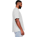 Heather Grey - Side - Casual Classics Mens Ringspun Cotton Extended Neckline T-Shirt