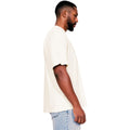 Ecru - Side - Casual Classics Mens Ringspun Cotton Extended Neckline T-Shirt