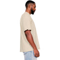 Sand - Side - Casual Classics Mens Ringspun Cotton Extended Neckline T-Shirt