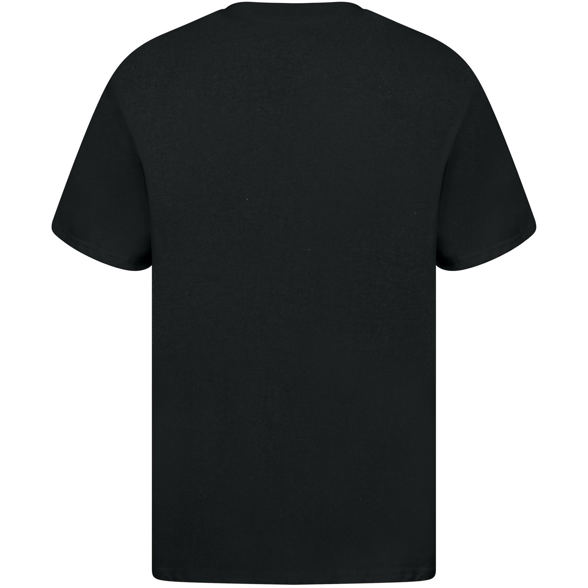 Black - Back - Casual Classics Mens Ringspun Cotton Longline T-Shirt