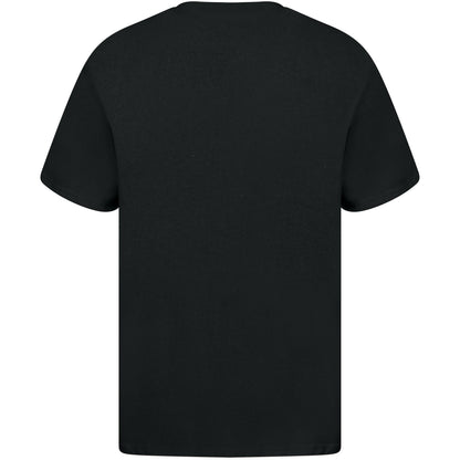 Black - Back - Casual Classics Mens Ringspun Cotton Longline T-Shirt