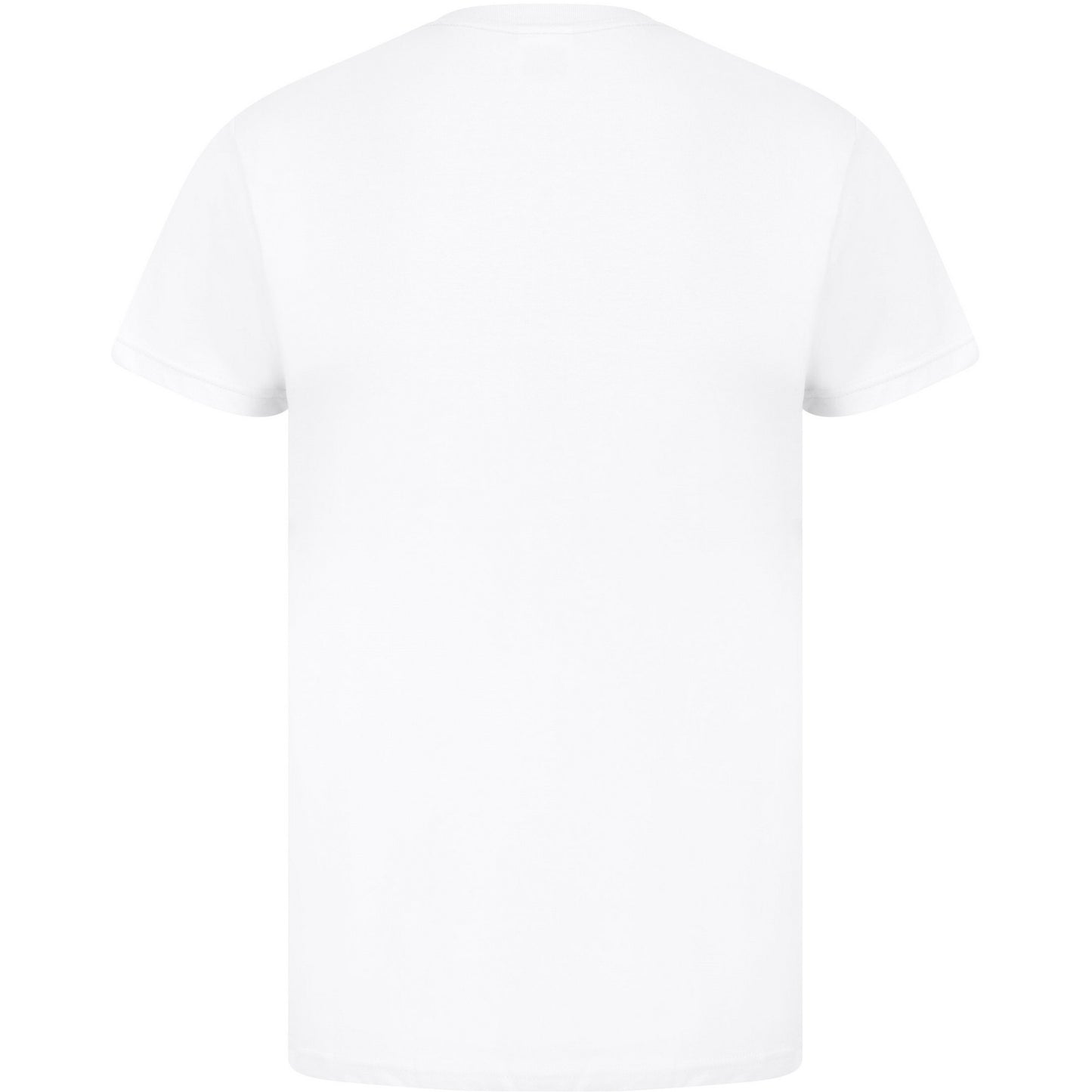 White - Back - Casual Classics Mens Ringspun Cotton Longline T-Shirt