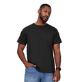 Black - Lifestyle - Casual Classics Mens Ringspun Cotton Longline T-Shirt