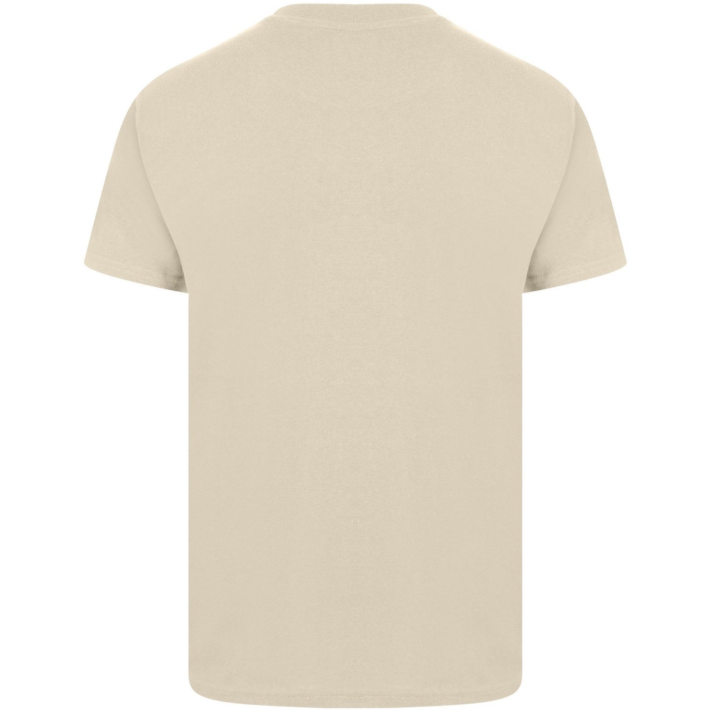 Sand - Back - Casual Classics Mens Ringspun Cotton Longline T-Shirt