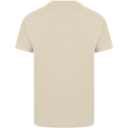 Sand - Back - Casual Classics Mens Ringspun Cotton Longline T-Shirt