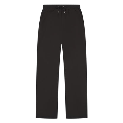 Black - Front - Casual Classics Mens Ringspun Cotton Relaxed Fit Jogging Bottoms