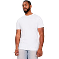 White - Front - Casual Classics Mens Ringspun Cotton Tall and Slim T-Shirt