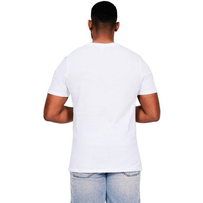 White - Back - Casual Classics Mens Ringspun Cotton Tall and Slim T-Shirt