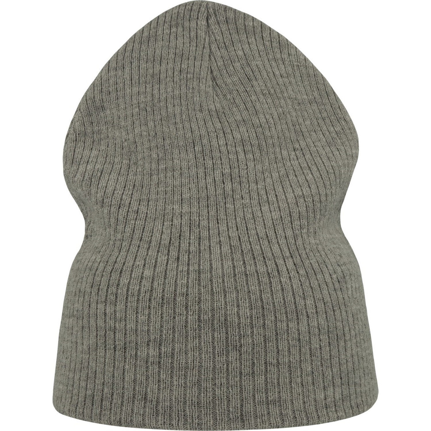 Light Grey Melange - Back - Atlantis Unisex Adult Brad Recycled Slouch Beanie
