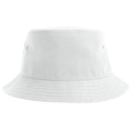 White - Front - Atlantis Unisex Adult Geo Recycled Polyester Bucket Hat