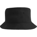 Black - Back - Atlantis Unisex Adult Geo Recycled Polyester Bucket Hat