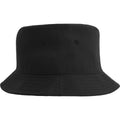 Black - Back - Atlantis Unisex Adult Geo Recycled Polyester Bucket Hat