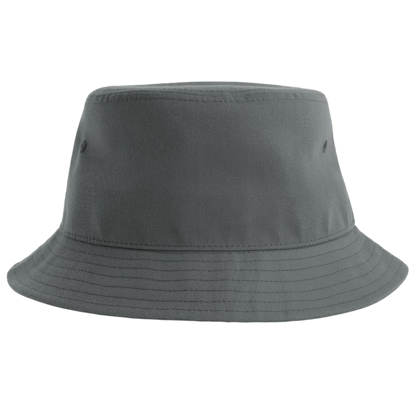 Dark Grey - Front - Atlantis Unisex Adult Geo Recycled Polyester Bucket Hat