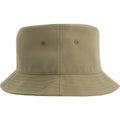 Khaki - Back - Atlantis Unisex Adult Geo Recycled Polyester Bucket Hat