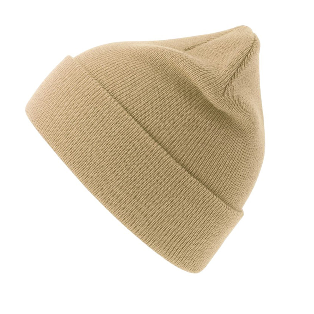 Beige - Side - Atlantis Childrens-Kids Wind Recycled Beanie