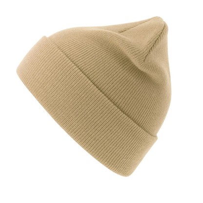 Beige - Side - Atlantis Childrens-Kids Wind Recycled Beanie