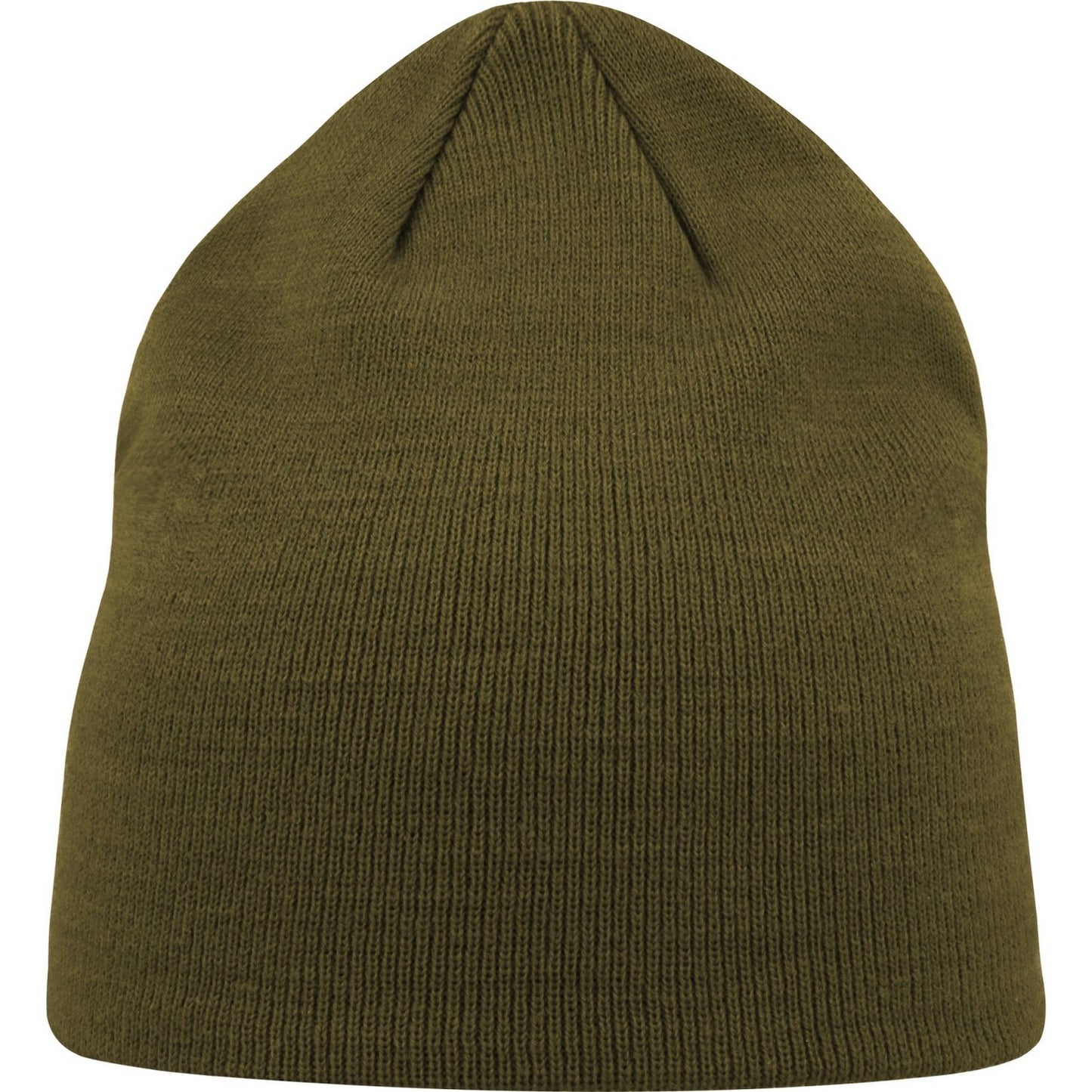 Olive - Front - Atlantis Unisex Adult Moover Recycled Beanie