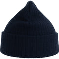 Navy - Back - Atlantis Unisex Adult Rio Ribbed Recycled Beanie