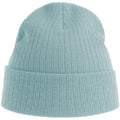 Light Blue - Side - Atlantis Unisex Adult Rio Ribbed Recycled Beanie