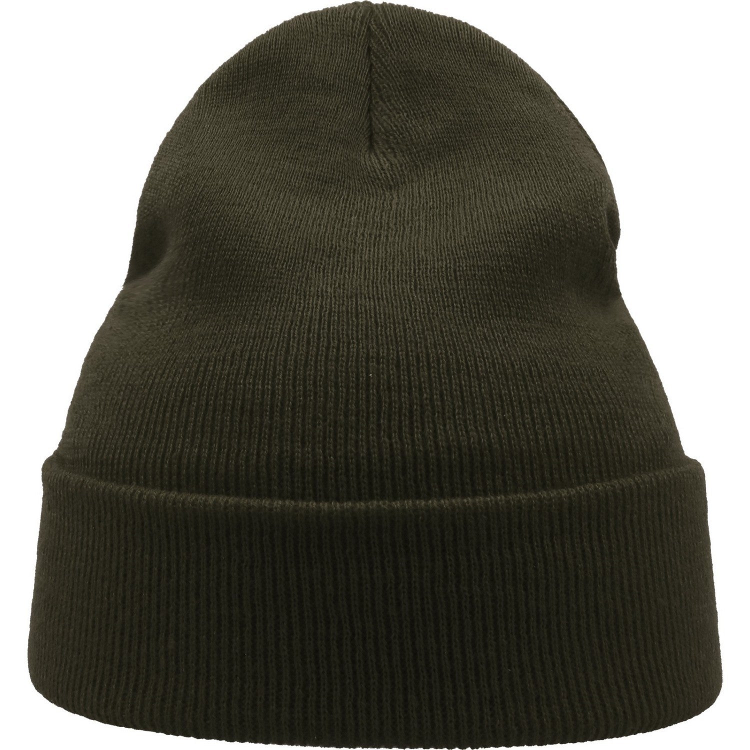 Olive - Side - Atlantis Unisex Adult Wind Recycled Cuffed Beanie