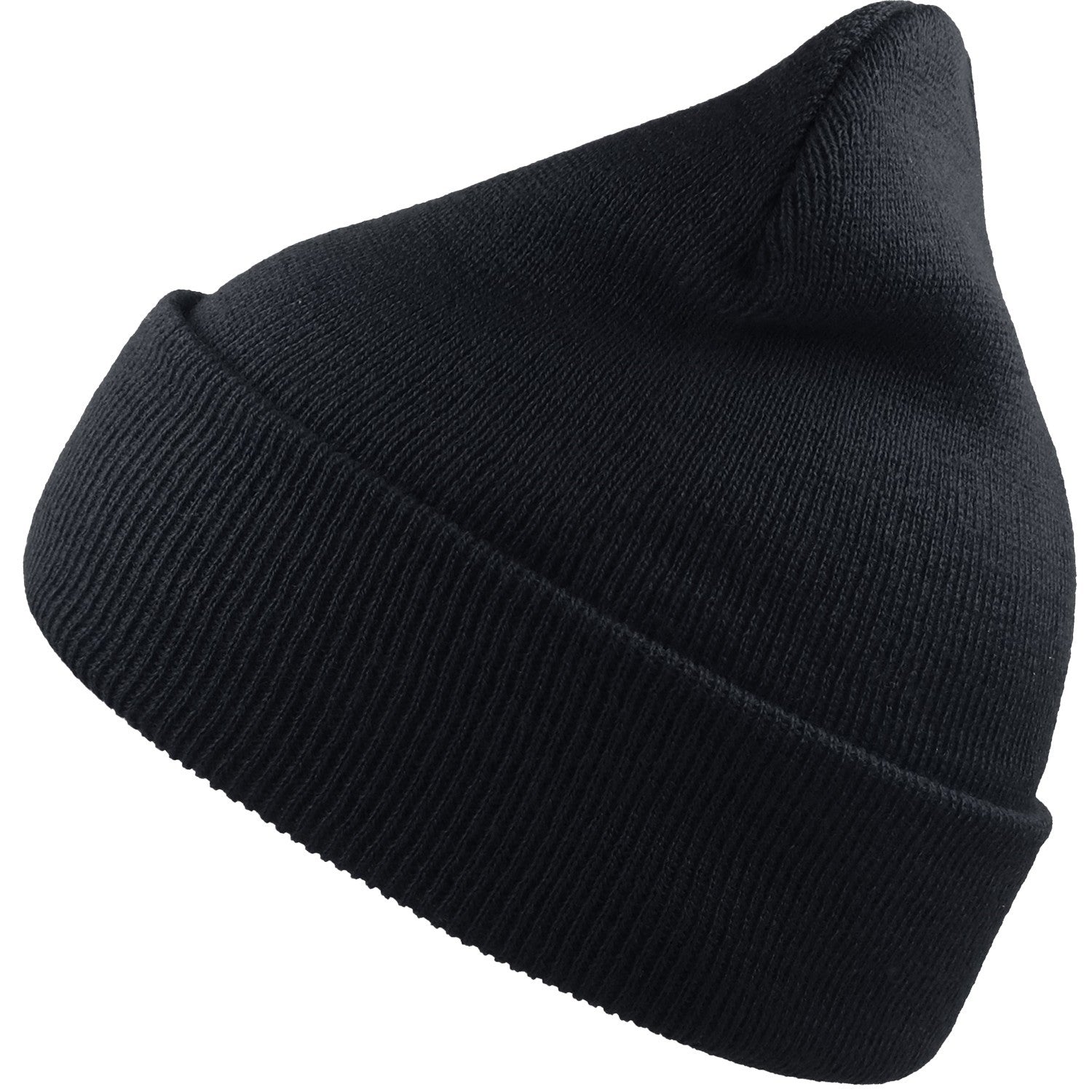 Navy - Front - Atlantis Unisex Adult Wind Recycled Cuffed Beanie