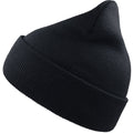 Navy - Front - Atlantis Unisex Adult Wind Recycled Cuffed Beanie