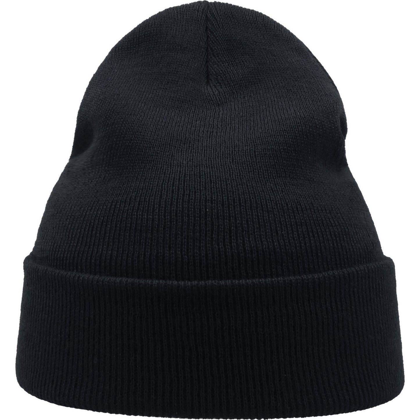 Navy - Side - Atlantis Unisex Adult Wind Recycled Cuffed Beanie