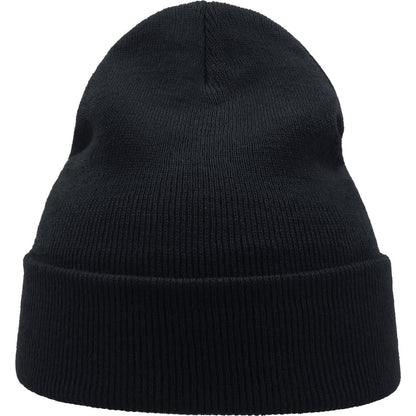 Navy - Side - Atlantis Unisex Adult Wind Recycled Cuffed Beanie