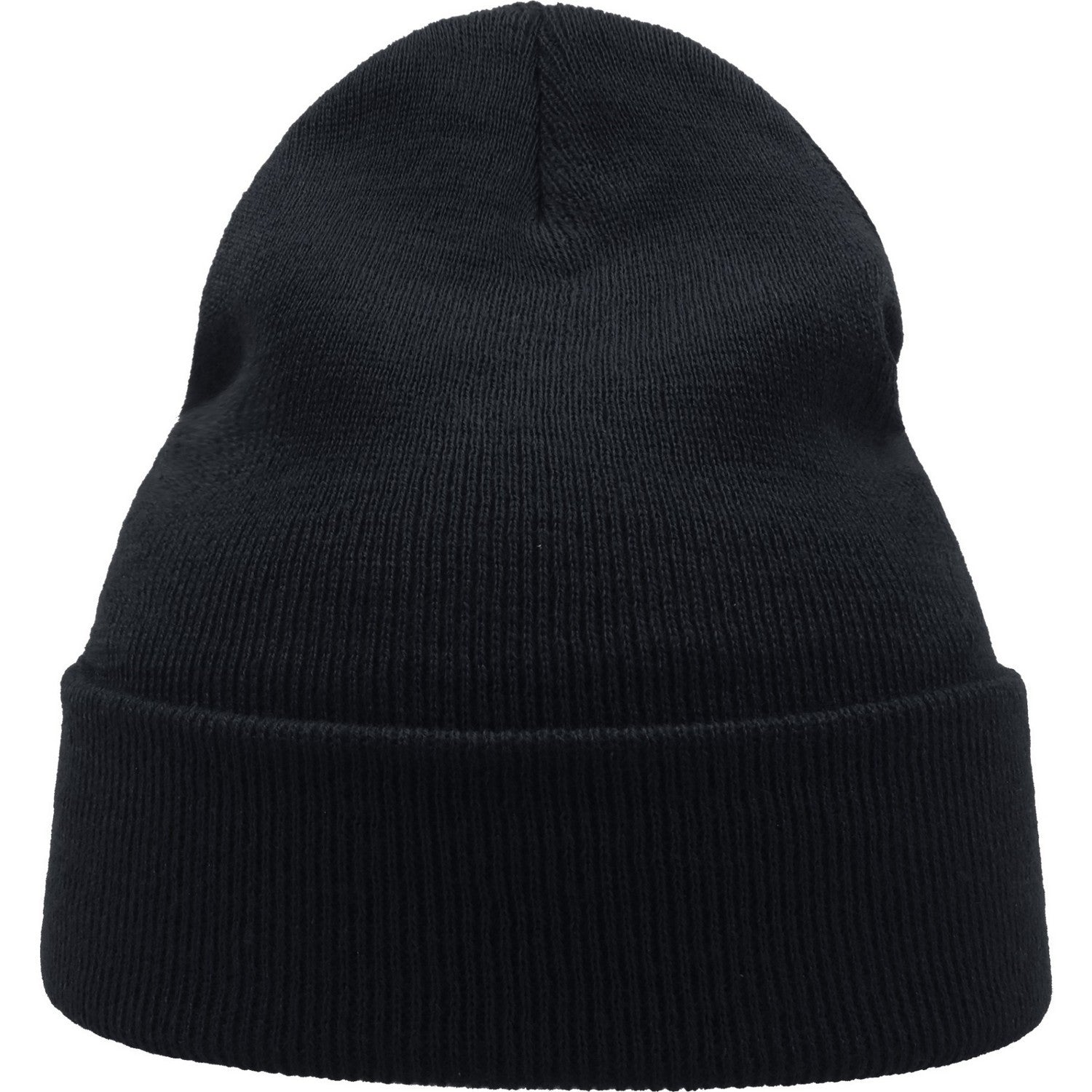 Navy - Side - Atlantis Unisex Adult Wind Recycled Cuffed Beanie