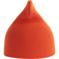 Orange - Side - Atlantis Unisex Adult Yala Organic Beanie