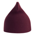 Burgundy - Side - Atlantis Unisex Adult Yala Organic Beanie