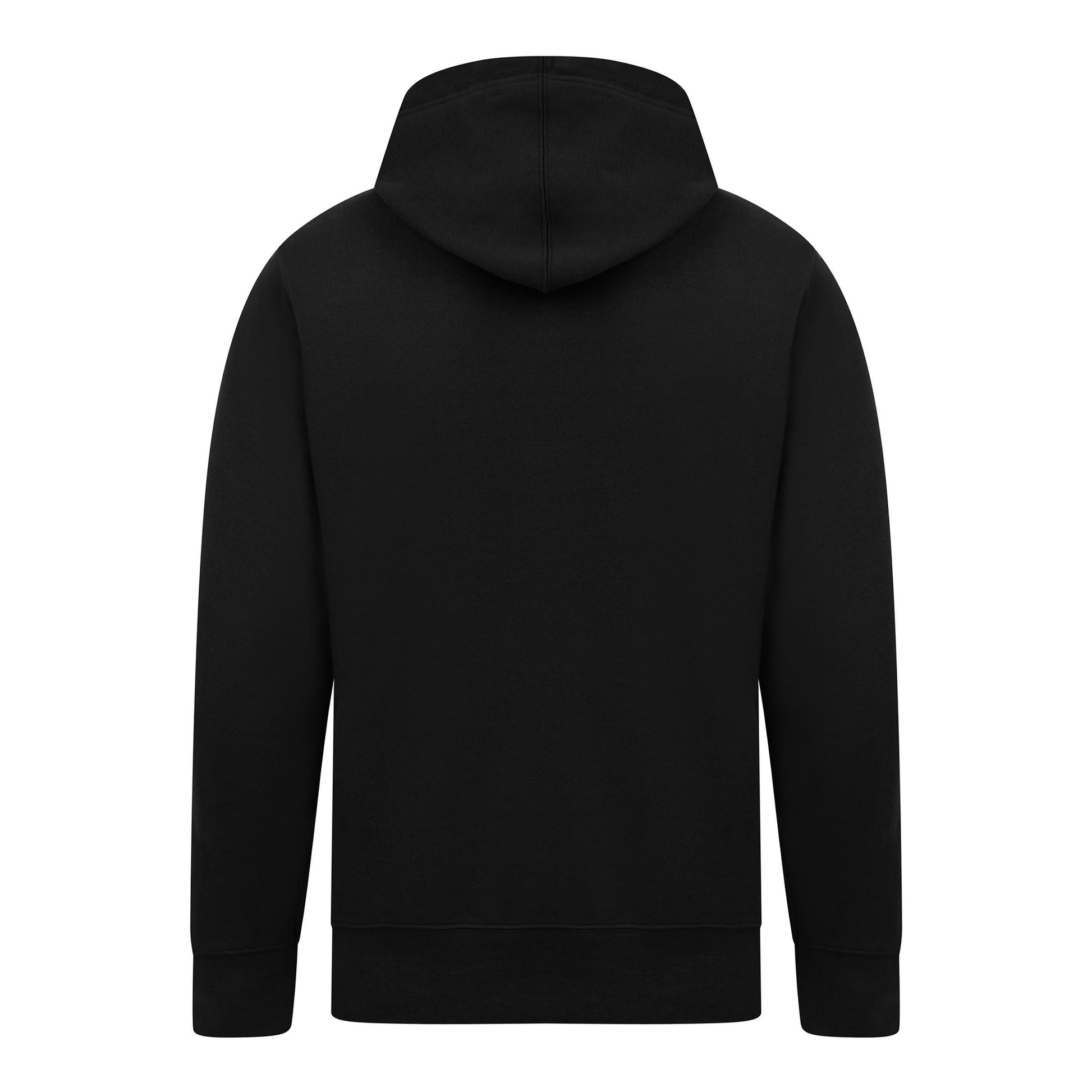 Black - Back - Casual Classics Mens Premium Ringspun Cotton Hoodie