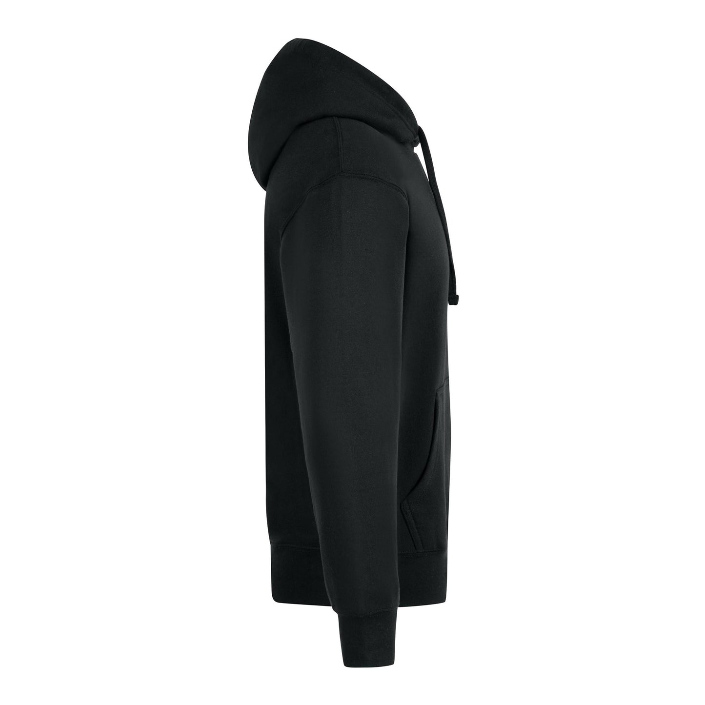 Black - Side - Casual Classics Mens Premium Ringspun Cotton Hoodie