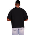 Black - Back - Casual Classics Mens Core Boxy Ringspun Cotton Tall Oversized T-Shirt