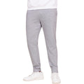 Heather Grey - Front - Casual Classics Unisex Adult Blended Core Ringspun Cotton Tall Jogging Bottoms