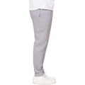 Heather Grey - Side - Casual Classics Unisex Adult Blended Core Ringspun Cotton Tall Jogging Bottoms
