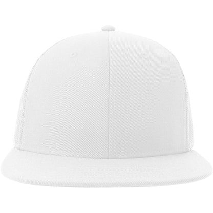 White - Front - Atlantis Unisex Adult Mesh 6 Panel Trucker Cap