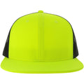 Yellow-Black - Front - Atlantis Unisex Adult Mesh 6 Panel Trucker Cap