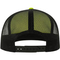 Yellow-Black - Back - Atlantis Unisex Adult Mesh 6 Panel Trucker Cap