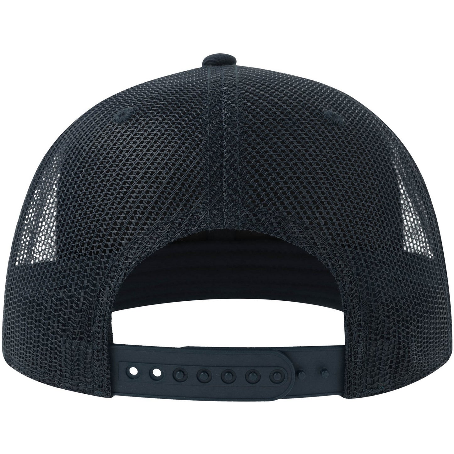 Navy - Back - Atlantis Unisex Adult Mesh 6 Panel Trucker Cap