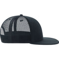 Navy - Side - Atlantis Unisex Adult Mesh 6 Panel Trucker Cap