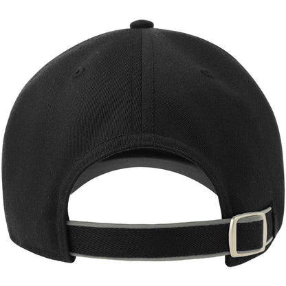 Black - Back - Atlantis Unisex Adult Reflective Sustainable 5 Panel Baseball Cap