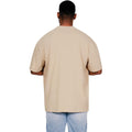 Ecru - Back - Casual Classics Mens Core Ringspun Cotton Tall Oversized T-Shirt